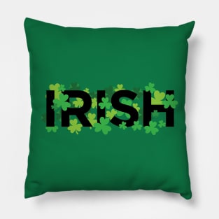 St Patricks Day Shamrocks Pillow