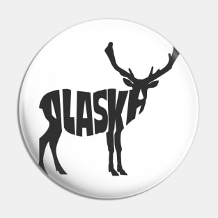 Moose Alaska Pin