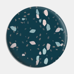 Green Terrazzo Marble Pin