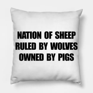 Nation Of Sheep Pillow