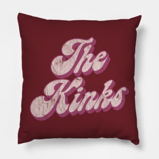 The Kinks  / Retro Faded Style Pillow