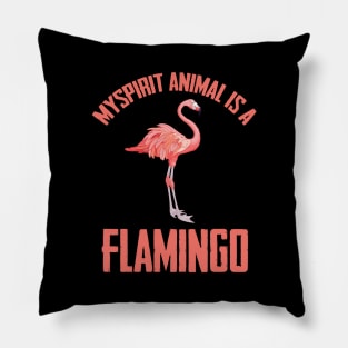 Myspirit animal flamingo Pillow