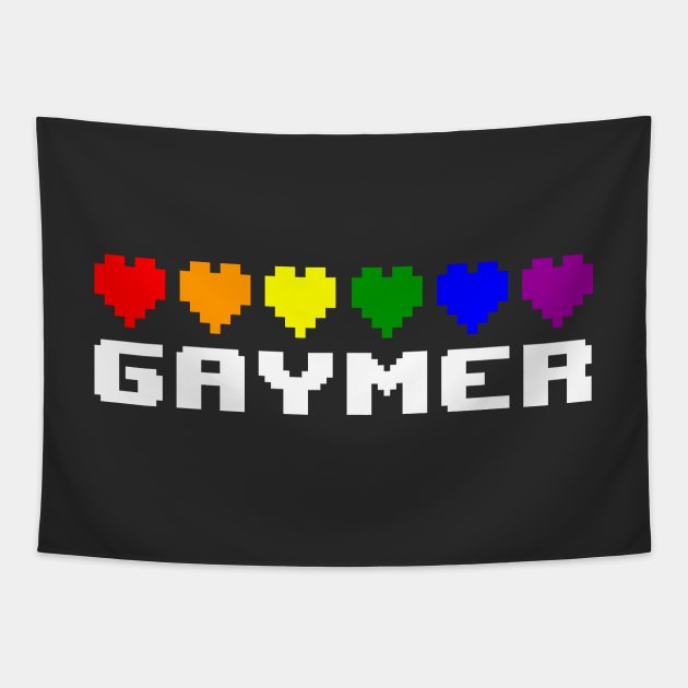 Gaymer Heart Tapestry by hya_bm