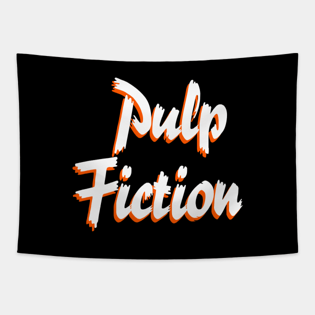 Pulp Fiction Book Title Tapestry by LordNeckbeard