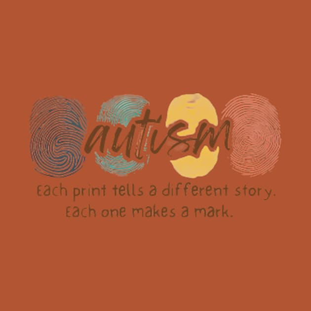 Autism Each print tells a different story by Sea Planet With Fish