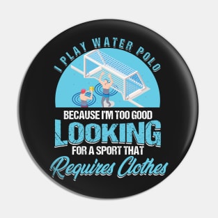 Funny Waterpolo Gift Pin