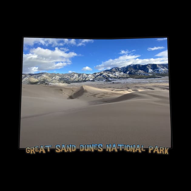 Colorado State Outline (Great Sand Dunes National Park) by gorff