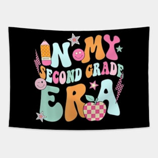 In My Second Grade Era Back To School Retro Groovy 2nd Tapestry