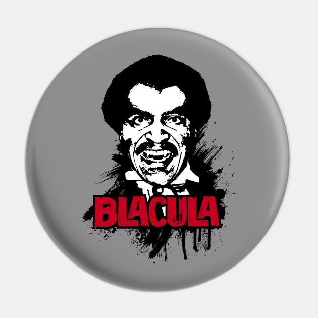 BLACULA - Splatter Pin by KERZILLA