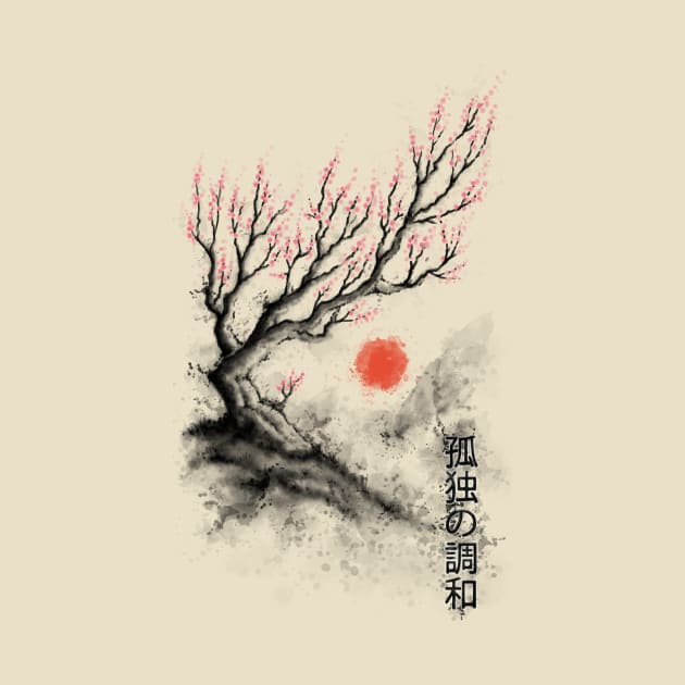 Sakura Sumi-e by TonyCenteno