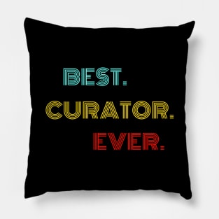 Best Curator Ever - Nice Birthday Gift Idea Pillow