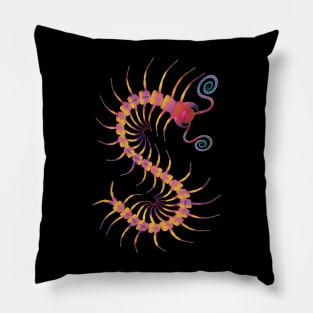 Sunset Centipede Pillow