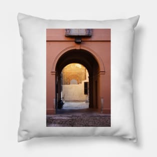 An Archway in Pavia, Italy 2011 Pillow