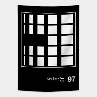 Les Savy Fav / Minimalist Graphic Artwork Design Tapestry