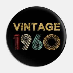 Vintage 1960 Made in 1960 60th birthday 60 years old Gift Pin