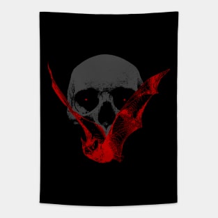 Bat skull Tapestry