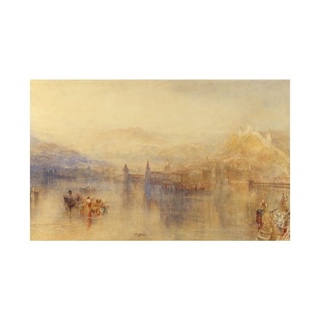 Lucerne from the Lake by J.M.W. Turner by Classic Art Stall