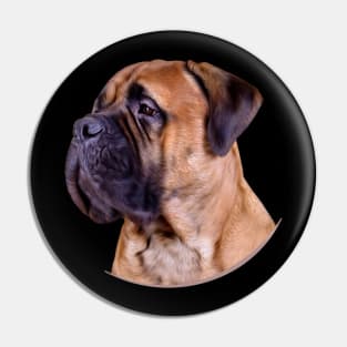 Bullmastiff dog Pin