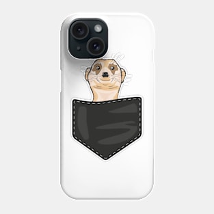 Meerkat in the pocket Phone Case