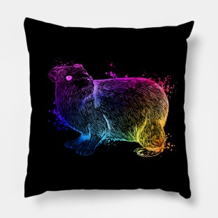 Colorful Hyrax Pillow