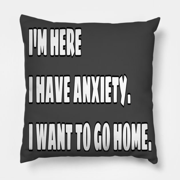 Anxiety Pillow by Cipher_Obscure