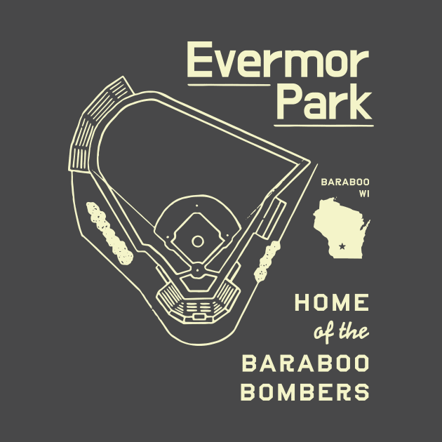 Evermor Park - Home of the Baraboo Bombers! (light) by Northwoods Baseball Sleep Radio