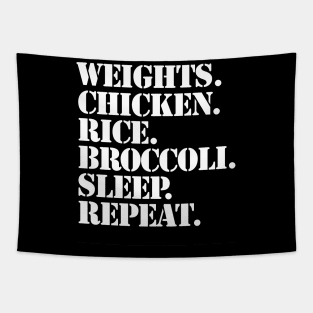 Eating Healthy is how you get fit Tapestry