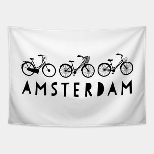 Amsterdam Bicycles Tapestry