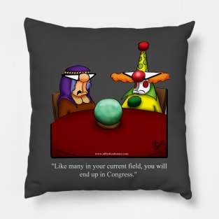 Funny Spectickles Political Clown Cartoon Pillow