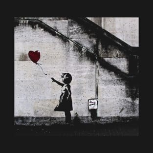 Banksy Girl and Balloon T-Shirt