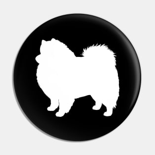 American Eskimo Dog Silhouette Eskie Pin