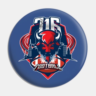 716 Football Pin