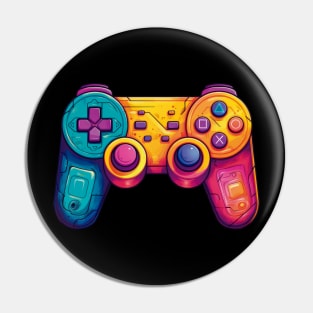 Retro Gamepad Controller vintage style 90's 80's Pin