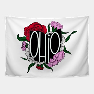 Ohio Carnations Tapestry