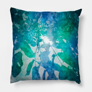 Rustling Blue Pillow