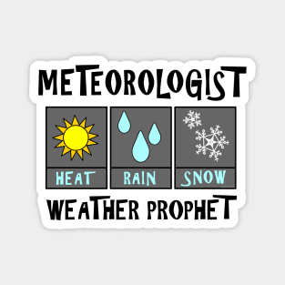 Meteorologist Weather Prophet Magnet