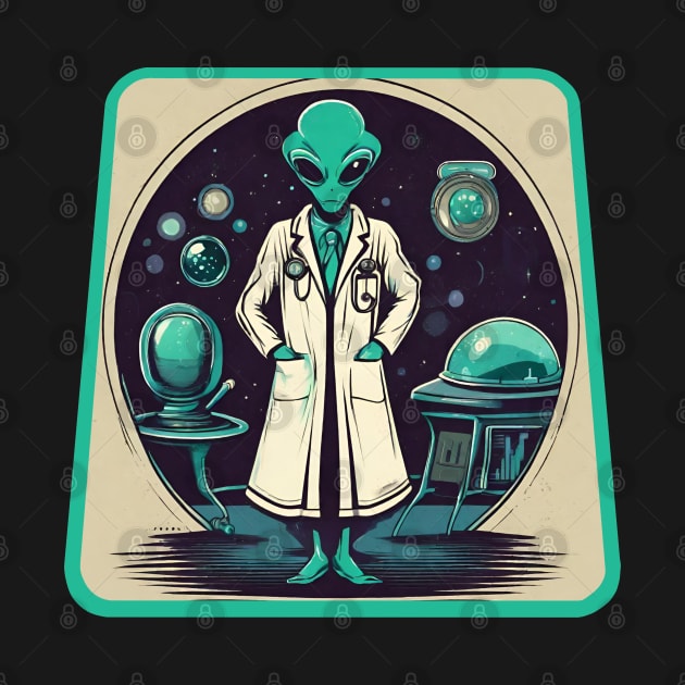 Alien doctor by Ilustradamus