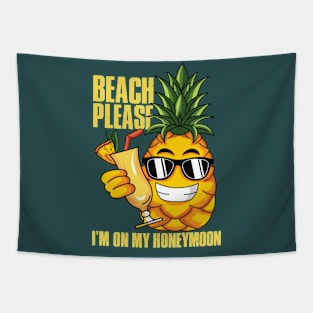 Beach Please I'm On My Honey Moon Tapestry