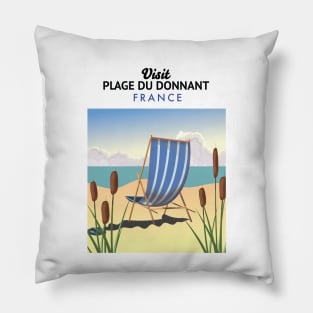 Plage du Donnant France Pillow