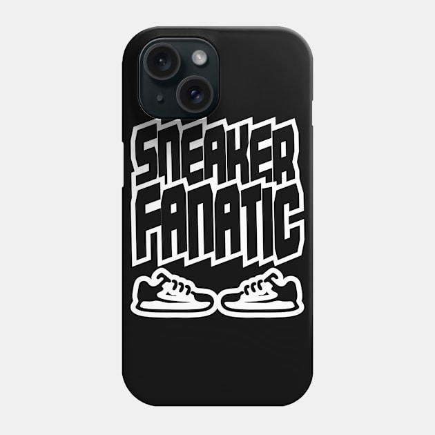 Sneaker Fanatic black sneakers Sport gift shirt. Phone Case by KAOZ