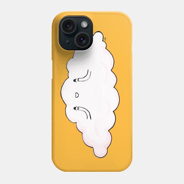 happy cloud Phone Case by CaraGiannone