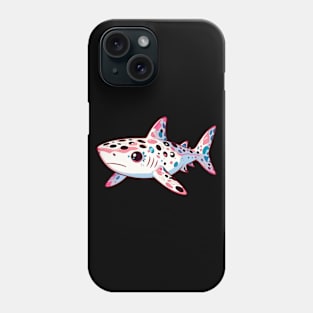 Kawaii Pink Leopard Shark Phone Case
