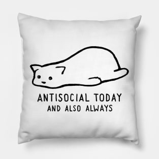 Antisocial Today and Also Always Pillow