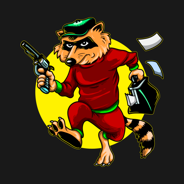 Robber Raccoon by Demonforge