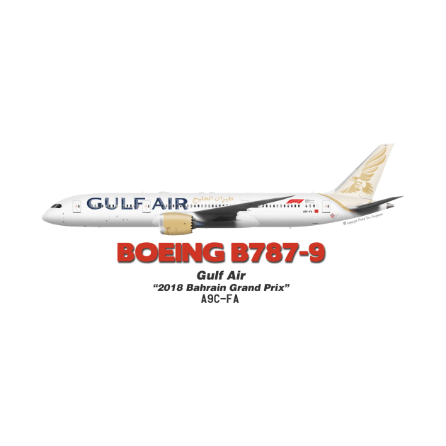 Boeing B787-9 - Gulf Air "2018 Bahrain Grand Prix" by TheArtofFlying