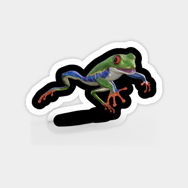 Froggy Magnet by Wakingdream
