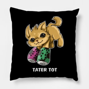 Tater Tot Kitty Pillow