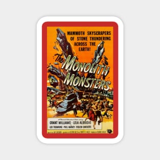 Classic Science Fiction Movie Poster - The Monolith Monsters Magnet