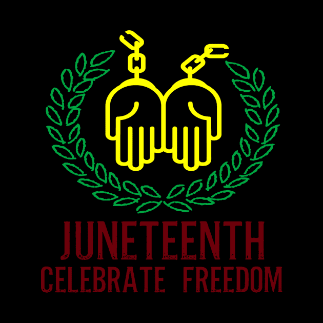 juneteenth celebrate freedom by birdy line