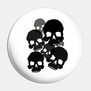 Mono skulls Pin